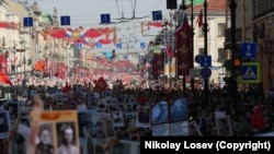 Шествие акции "Бессмертный полк", Санкт-Петербург, 9 мая 2019 года
