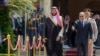  Məhəmməd bin Salman (solda) və Misir Prezidenti Əbdül-Fəttah əl-Sisi, 21 iyun, 2022-ci il
