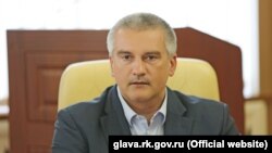 Глава российского правительства Крыма Сергей Аксенов