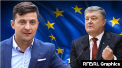 Volodymyr Zelenskyy, Petro Poroshenko