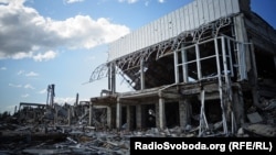 Ukraine -- Ruins of Luhansk's airport, Luhansk region, 23July2015