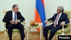 Serzh Sarkisian və Sergey Lavrov