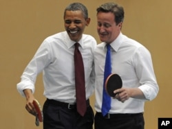 Barack Obama və David Cameron