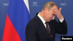 Владимир Путин на саммите АТЭС во Владивостоке. 7 сентября 2012 г