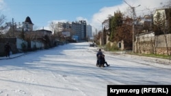 Спуск Котовского, Севастополь, 5 декабря 2016 год 